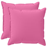 Throw Pillow 2 pcs HOUTEN Pink 80 x 80 cm Polyester 936649