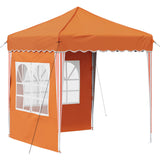 Pop-up Party Tent 195 x 195 x 245 cm Orange Oxford Fabric 42019734
