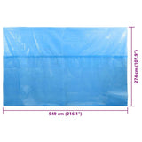 Rectangular Pool Cover 549 x 274 cm PE Blue 90678