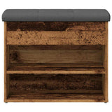 Shoe Bench Old Wood 62x32x50 cm Engineered Wood 857629