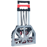 146445 Foldable Stair Transport Trolley 70 kg Aluminium Silver