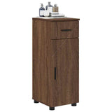 Bathroom Cabinet with Drawer Brown Oak 30 x 35 x 80 cm 883331