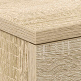 Bedside Cabinet Sonoma Oak 38x35x56 cm Engineered Wood 800456