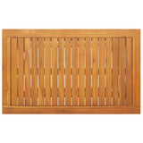 Bistro Set with Cushion 5 pcs Oil Natural Solid Acacia Wood 4105505