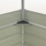 Greenhouse Anthracite Galvanised Steel, Polycarbonate Medium 45724
