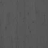 Wall Headboard Grey 96x3x91.5 cm Solid Wood Pine 824675