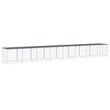 Chicken Cage with Roof Anthracite 803x98x90 cm Galvanised Steel 3189052