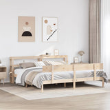 Bed Frame without Mattress 180x200 cm Super King Solid Wood Pine 3305806