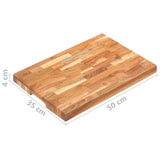 Chopping Board 50x35x4 cm Solid Acacia Wood 286569