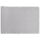 Balcony Privacy Screen Grey 700x120 cm PVC 4005496