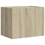 ZNTS Wall-mounted Bedside Cabinets 2 pcs Sonoma Oak 45x30x35 cm 848330