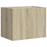 ZNTS Wall-mounted Bedside Cabinets 2 pcs Sonoma Oak 45x30x35 cm 848330