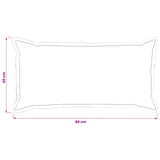 Cushion Cover 12 pcs HOUTEN Red 40 x 80 cm Polyester 918312
