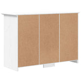 Sideboard BODO White 115x43x79.5 cm Solid Wood Pine 355065