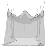 Garden Mosquito Net 156 Mesh Black 3 x 6 x 2.5 m Polyester 42033537