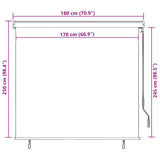 Roller Shade Cream Polyester with PA coating, Aluminium, Steel 145983