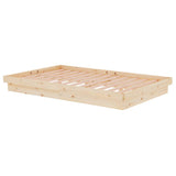 Bed Frame without Mattress Solid Wood Small Double 819942
