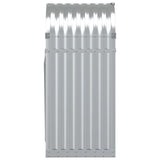 Log Holder Silver 40x45x100 cm Galvanised Steel 364587