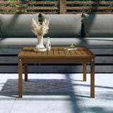 Garden Table Honey Brown 82.5x82.5x45 cm Solid Wood Pine 824123