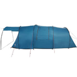 Tunnel Tent 4-Person with Roof Blue and Grey 740 x 370 x 220 cm 42004036