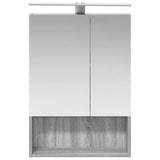 Bathroom Mirror Cabinet with Door Grey Sonoma 50 x 14.5 x 70 cm 889212