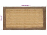 Area Rugs Grey 160 x 230 cm Jute 42010673