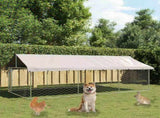 Outdoor Dog Kennel with Roof 400x200x150 cm 171499