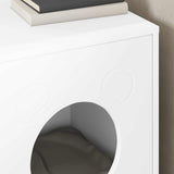 Cat House White 42.5 x 40 x 53 cm Engineered Wood 8000671