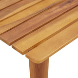 Outdoor Dining Set 3 pcs Brown Solid Acacia wood 3214432
