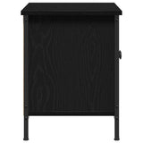 TV Cabinet Black Oak 100 x 35 x 45 cm Engineered Wood 873888