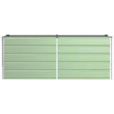Planter Pastel Green 195 x 50 x 77 cm Galvanised Steel 42018257