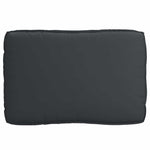 Pallet Cushion Set 2 pcs Black 120 x 80 x 12 cm Oxford fabric 3329083