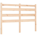 ZNTS Bed Frame with Headboard Double Solid Wood 3192011