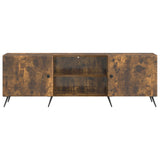 TV Cabinet Smoked Oak 150 x 31 x 50 cm Engineered Wood 895610