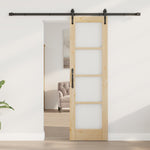 Sliding Door Manual ORKDAL Brown 61 x 198.5 cm Wood and metal 3332461