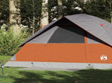 Family Tent Dome 6-Person Grey and Orange Waterproof 94705