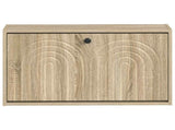 Wall-Mounted Shoe Cabinet ALKMAAR 71 x 17 x 43 cm Sonoma Oak 896187