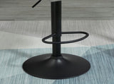 Adjustable Bar Stools Set of 2, Armless Upholstered Swivel Counter Chairs, Barstools with Back, T3398P343517