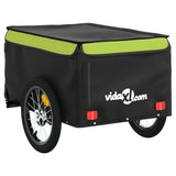 Bike Trailer Black and Green 45 kg Iron 94109