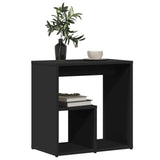 Side Tables 2 pcs Black 50x30x50 cm Engineered Wood 840558