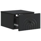 Wall-Mounted Bedside Cabinet 2 pcs Black 33 x 34.5 x 20 cm 898088