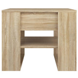 Coffee Table Sonoma Oak 55.5x55x45 cm Engineered Wood 810911
