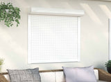 Roller Shutter White 100 x 130 cm Aluminium and Polyurethane 42047055