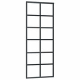 Sliding Door with Hardware Set 76x205 cm ESG Glass&Aluminium 3332839