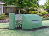 Large Polytunnel Walk In Greenhouse, Plant Gardening Tunnel Green House with Metal Hinged Door, T3398P318833