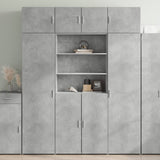Storage Cabinet Concrete Grey 80x42.5x225 cm Engineered Wood 3281346