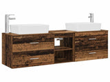 Bathroom Cabinet Set 3 pcs Old Wood 53 x 34.5 x 63 cm 3405857