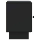 Bedside Cabinet 2 pcs Black 43 x 34.5 x 50 cm Engineered Wood 893878