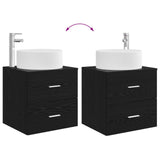 Bathroom Furniture Set 3 pcs Black 49.5 x 44.5 x 65.5 cm 3405940