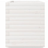 Garden Planter White 90x40x49.5 cm Solid Wood Pine 847374